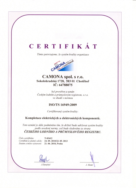 �SN EN ISO/TS 16949:2002