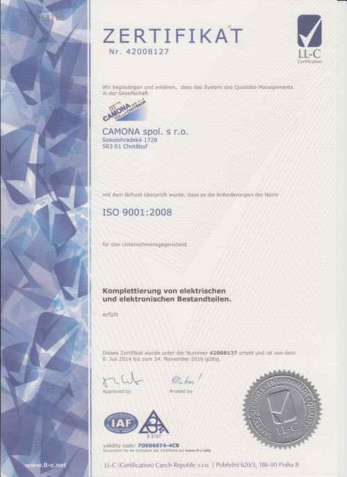 CSN EN ISO 9001:2008